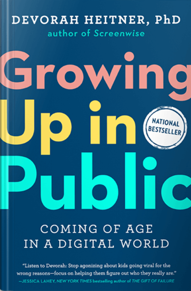  Book cover of Growing Up in Public